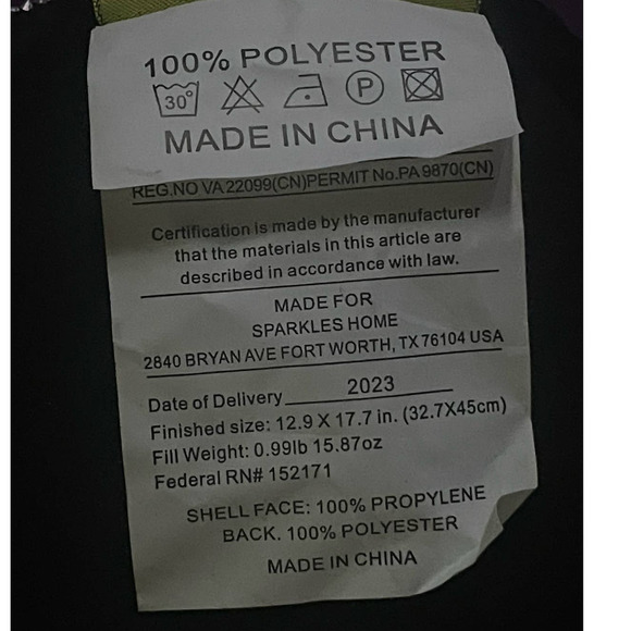 TIK TOK VIRAL Rhinestone Sugar Skull Halloween 2023 Decorative Pillow New - Picture 7 of 7